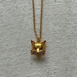 Kate Spade Gold Fox Necklace